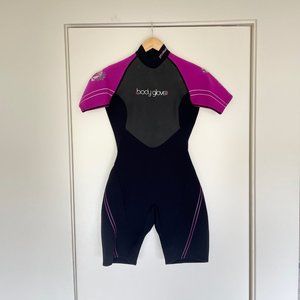 Body Glove Pro 2 Womens 3/2mm Spring Suit Wetsuit Magenta / Black